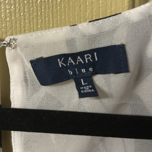 KAARI BLUE, large women no sleeve top; barely worn - Picture 4 of 5